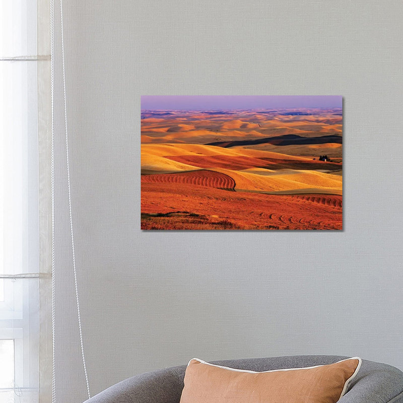 USA, Washington State. Palouse Farming Landscape. by Jaynes Gallery - Wrapped Canvas Gallery-Wrapped Canvas Giclée