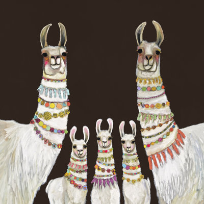 " Necklaces Chocolate Brown " by Eli Halpin Painting Print