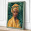 Golden Wrap in Green Boho 1 Piece Wrapped Canvas Wall Art-1361226391-1361226376