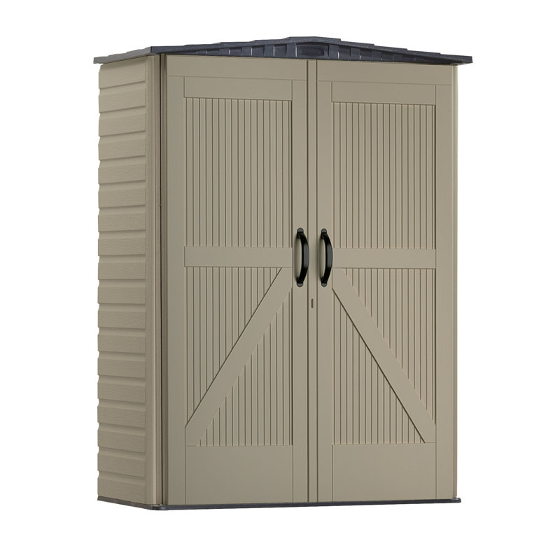 Remise de rangement verticale Rubbermaid Roughneck, moyenne, H 76,8 po x l 55,3 po x P 27,5 po
