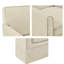 Housse intemporelle crème avec housse - tissu 41,98 lb Poids du produit transitionnel en construction Housse à 100%