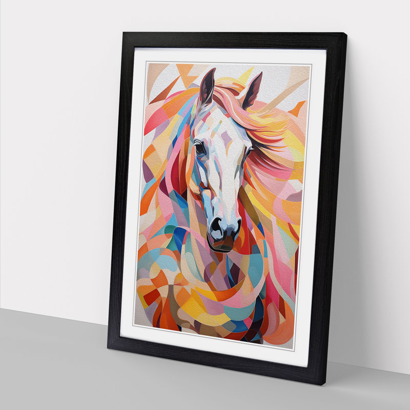 Horse Colour Field - Framed Print
