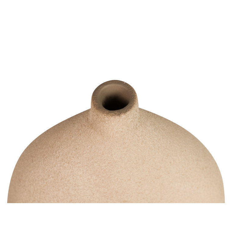 Ceramic / Porcelain Table Vase, 33cm H x 24cm W x 10cm D, Brown