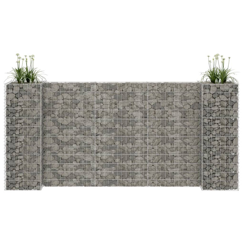 Mur de soutènement Gabion Gabion, H 47,2 po x l 102,4 po x P 15,7 po