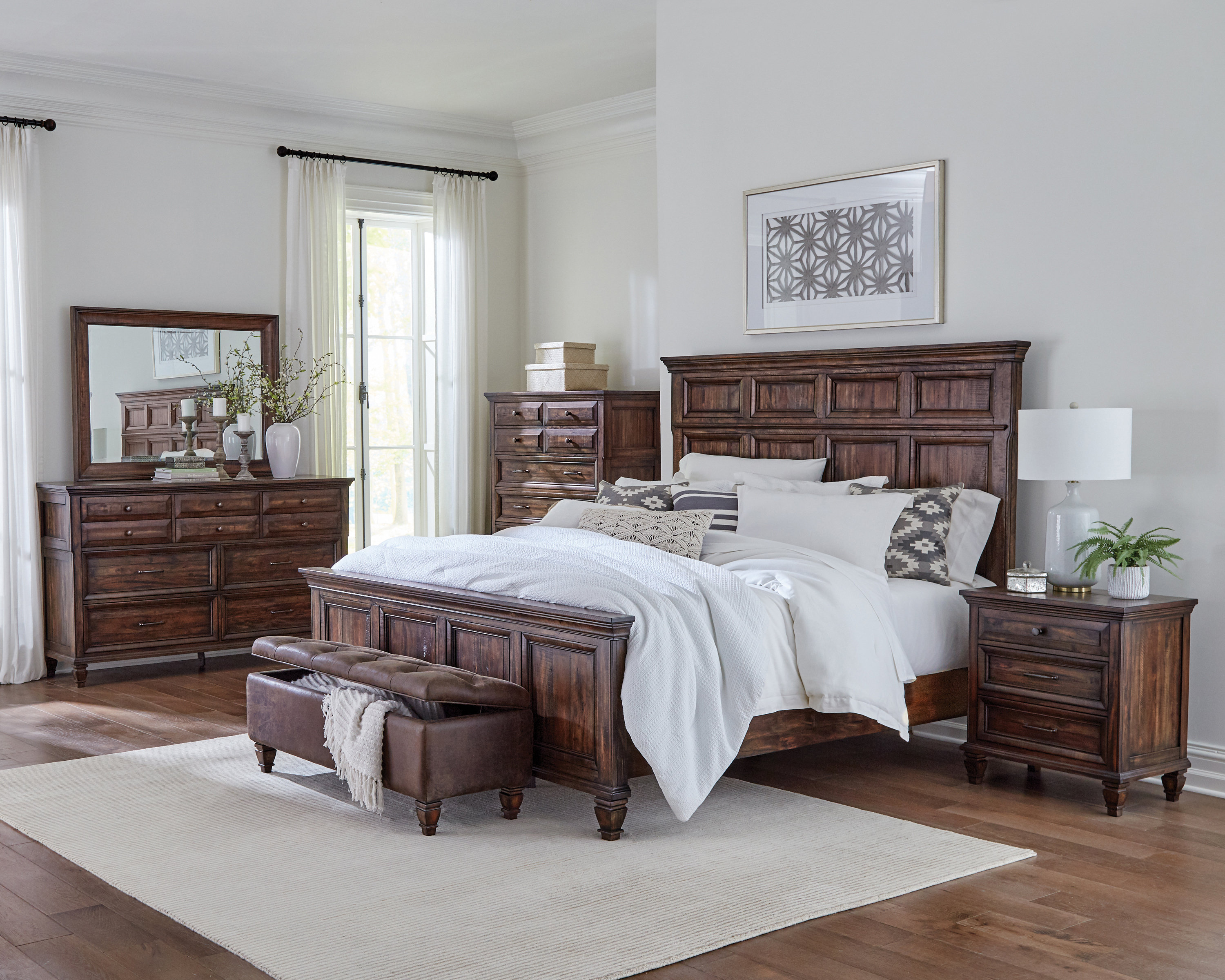 Coaster 950921 Loon peak 36 black and grey finish wood bedroom