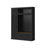 3-in-1 Hall Tree with Overhead Storage Cabinet, 3 Adjustable Side Shelves, 4 Heavy-Duty Hooks, 2 Spacious Drawers, Grooved Back Panel Design, Contrasting Seat Bench, Multifunctional Entryway Organizer-1779727650