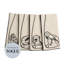 Line Drawing Embroidered Linen Napkins