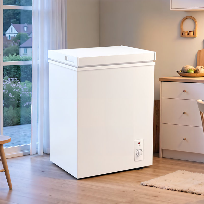 Congélateur coffre de 3,5 pieds cubes avec commandes de température réglables avec paniers suspendus (commande électronique de -0,4 ° F à 32 ° F), congélateur de porte supérieure ouverte