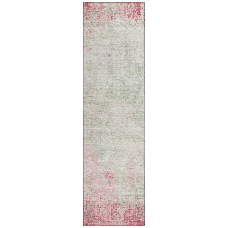 Aleighna Area Rug with Non-Slip Backing, Runner 2'3" x 7'6"