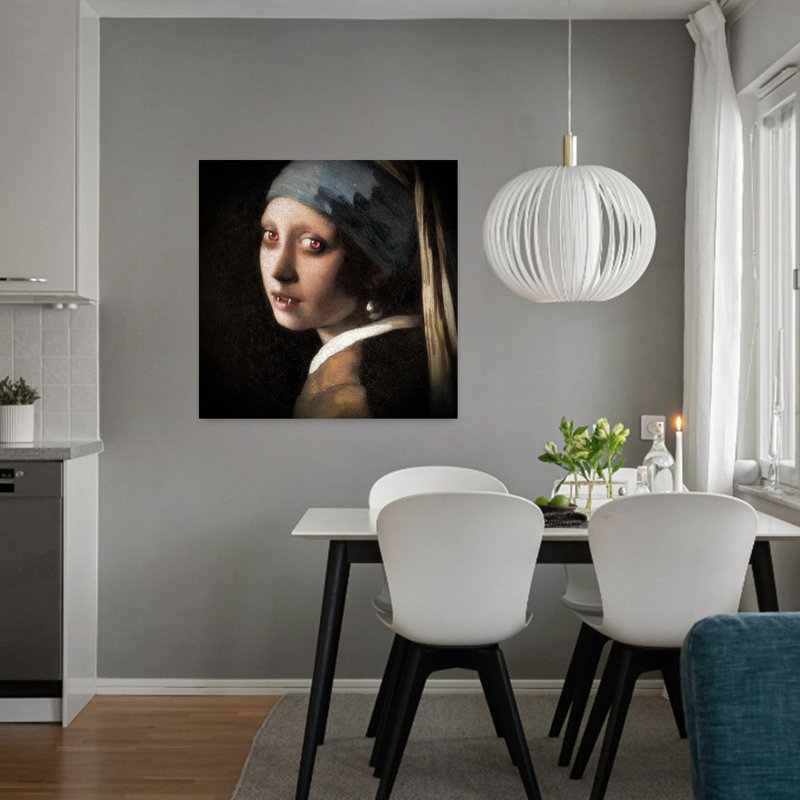 Art contemporain Portrait contemporain, H 32 po x l 32 po
