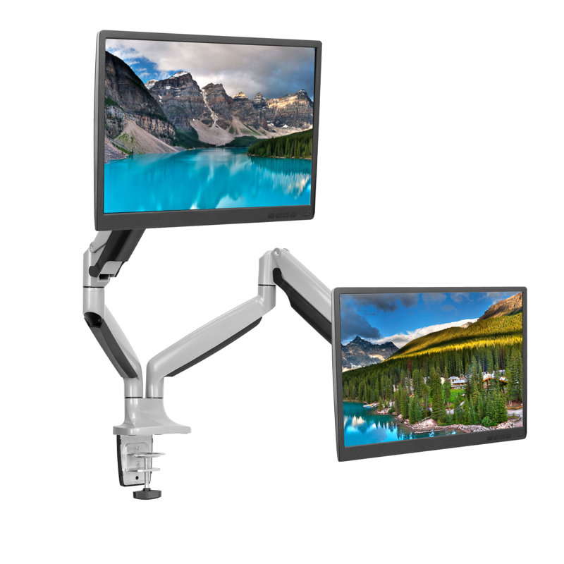  Computer Monitor 2 Screen Desk Mount