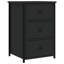 Caulkins 40cm W Iron Bedside Table-181568806-146869744