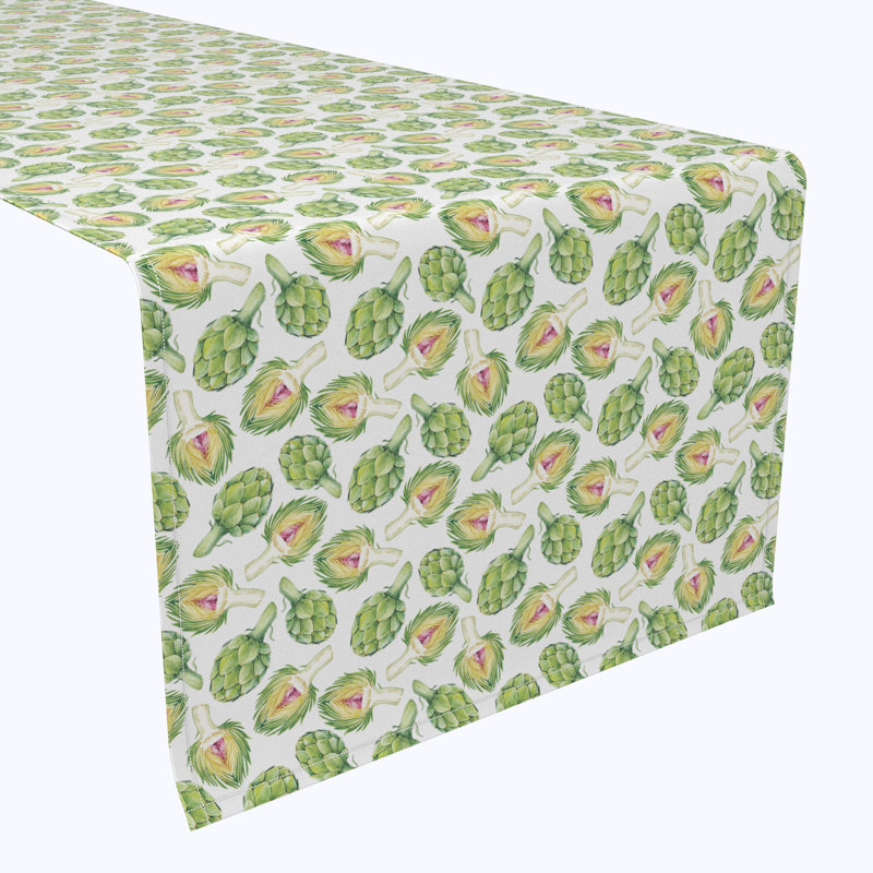 Garlen Artichoke Toss Table Runner, 72" x 12"