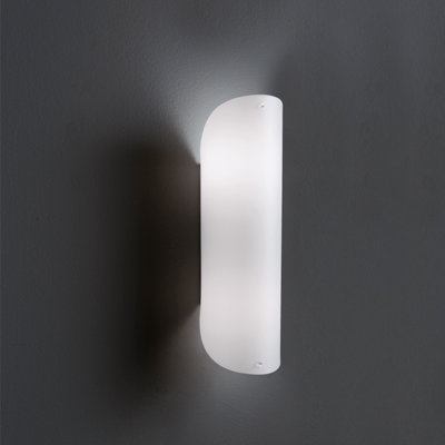 Helios 1 - Light Plastic Flush Mounted Sconce
