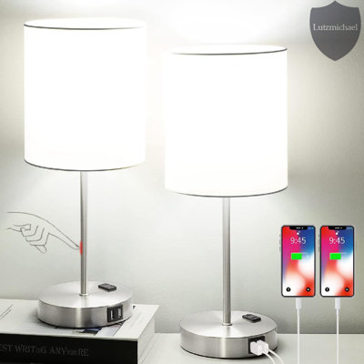 Metal USB Table Lamp