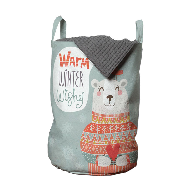 Fabric Laundry Bag with Handles