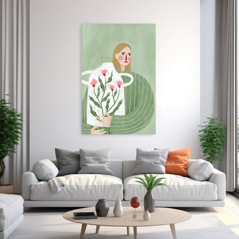 Art contemporain abstrait abstrait, H 60 po x l 40 po
