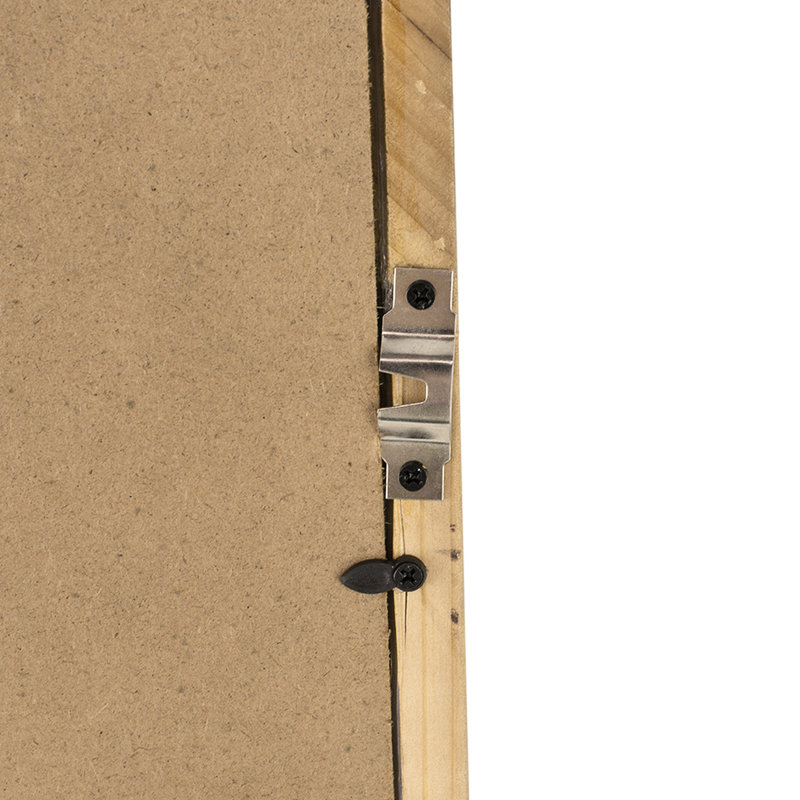 Miroir en bois de 24 po x 36 po avec caractère pour le salon, la chambre à coucher - Créez un décor douillet et élégant