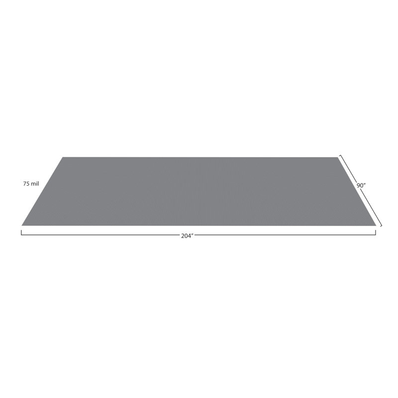 Rouleau de plancher de garage Diamond, Gris ardoise, L 204 po x l 90 po