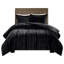 Édredon en fausse fourrure très grand / très grand - noir, luxe et chaleur, style élégant et chaleureux-122450262-122450257
