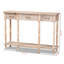 Marwood Console Table, 3-Drawers & lower shelf, Natural 33.90'' H X 48.00'' W X 13.00'' D-818275666