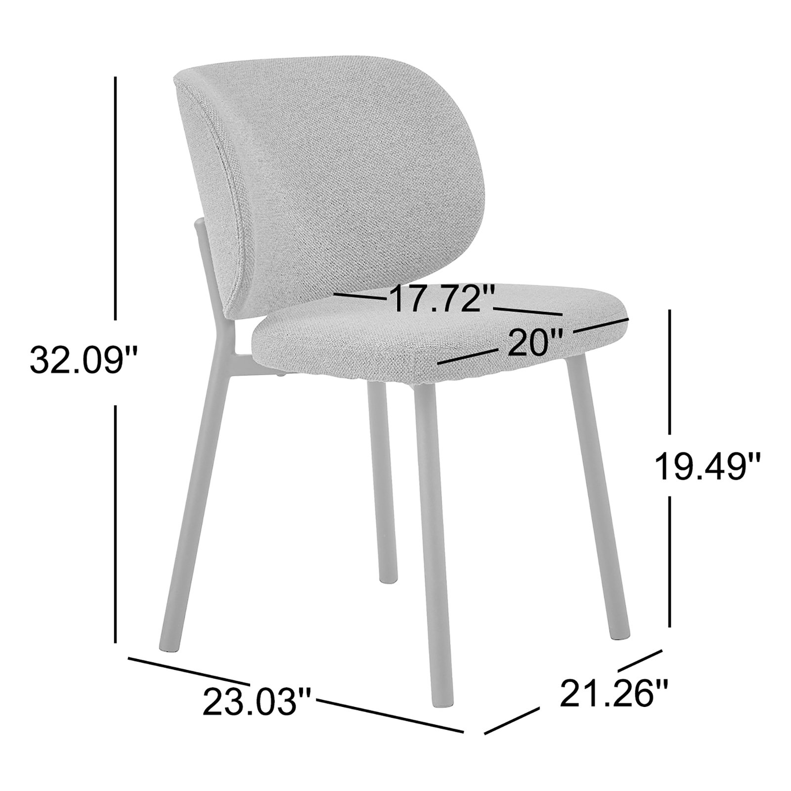 Corine Dining Chair, Cedar