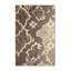 Tapis moelleux moelleux d'inspiration marocaine en brun et beige-470167303
