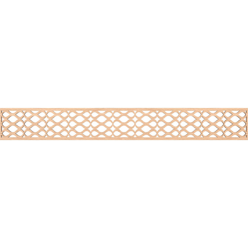 Moulure de panneau Somerset, Chêne rouge, H 6 po x l 46,5 po x P 0,375 po