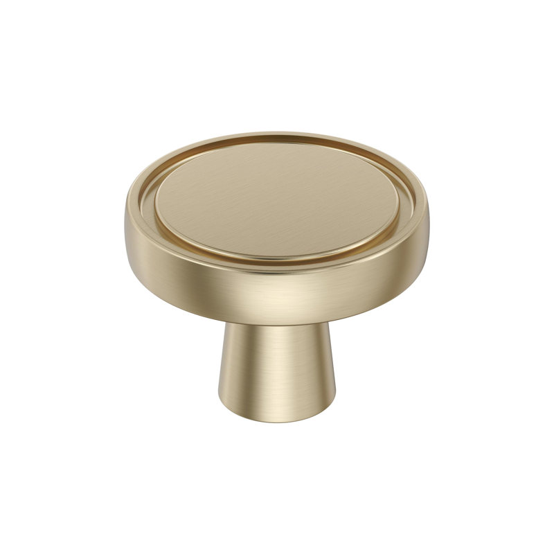 Bouton d'armoire champagne Destine, Champagne doré