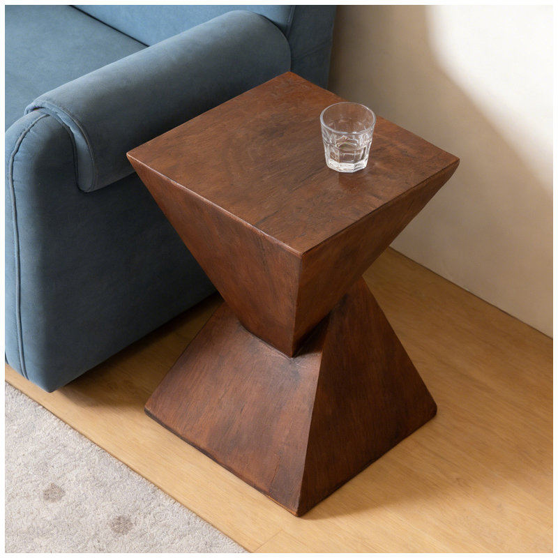 Table d'appoint moderne, Marron foncé