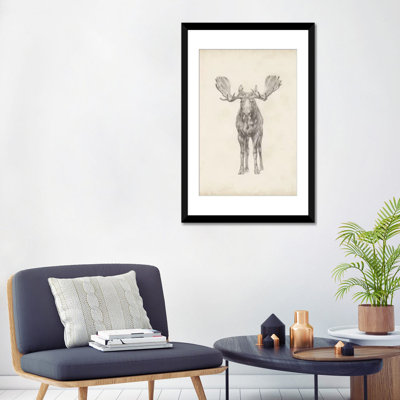 " Moose Study " by Ethan Harper