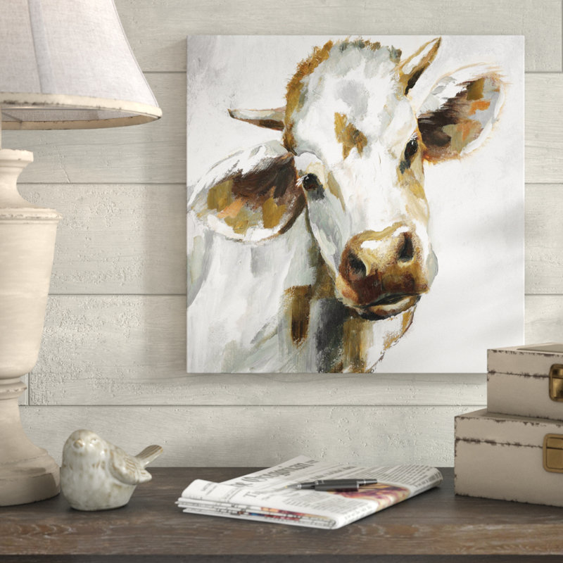 Reproduction de peinture acrylique, H 18 po x l 18 po x P 1 po, Toile tendue