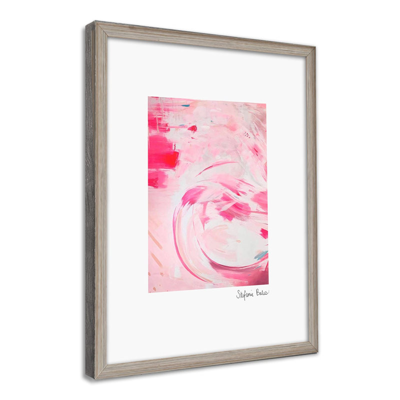Abstract Fuschia I by - Painting, Wrapped Canvas, 48" H x 32" W x 1.5" D, Does Not Apply