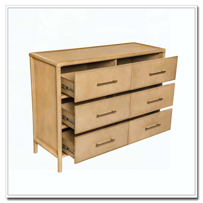6-Drawer Chest,Storage Cabinet, Stylish Style, Suitable For Living Room And Dining Room Entrance, Large Size, 6 Drawers