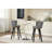 2 Counter Height Bar Stools, 360 Rotating Upholstered With Backrests, Metal Legs, 26" Seat Height, Gray Velvet, Modern Living Area Chairs Contemporary Flair-2147176387