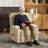 Power Lift Recliner Chair With Heat & Massage, Oversized Seat, USB Charging, And Modern Upholstery – Electric Lift Assist For Living Room-118698254