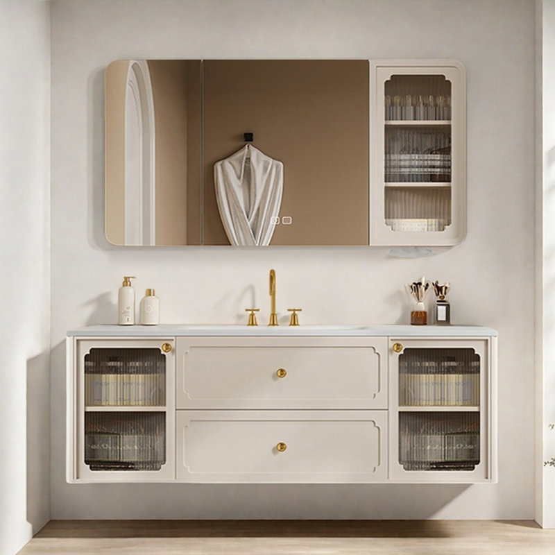 Fashion simple bathroom cabinet, 19.7" H x 63" W x 21.7" D