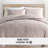 Waffle Textured 3-PC Comforter Set All Season Down-Alternative Ultra Soft Bedding-1862644902-1862644890