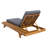 79" L Acacia Solid Wood Frame Patio Chaise Lounge, With Folding Cushion & Side Table Outdoor Recliner Lounge Chair For Poolside, Deck Or Backyard-1989111760-1988486767-1988486762