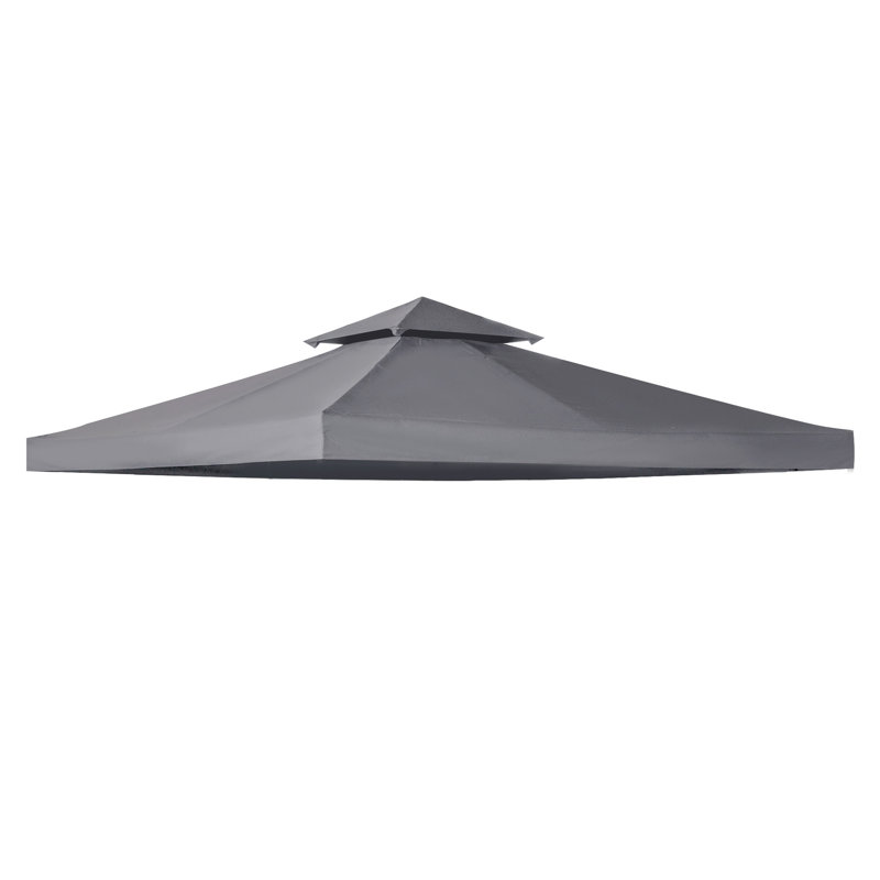 Auvent de remplacement pour abri de jardin d'extérieur, 2, gris foncé, remplacement de l'auvent, à l'extérieur