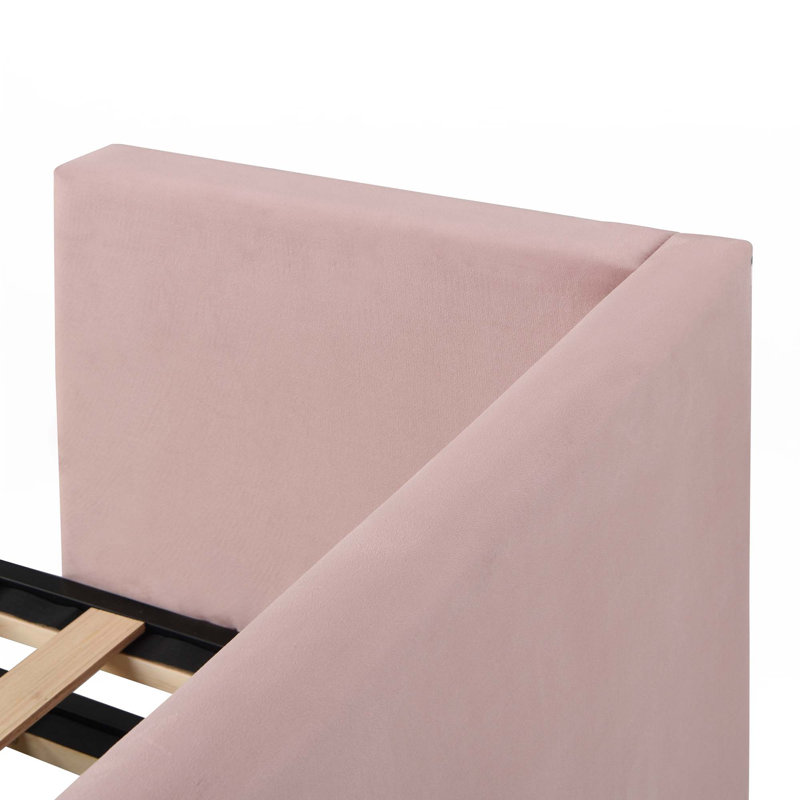 Twin Size Daybed With Pop Up Trundle, Pink
