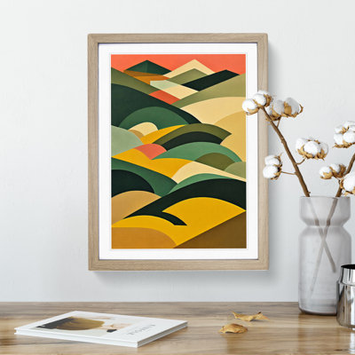 Abstract Mountain Landscapes No.2 - Print