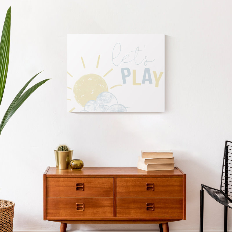 «Lets Play Sun», art sur toile, H 20 po x l 16 po x P 1,25 po