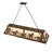 60" Long Running Horses Oblong Pendant-124967253