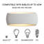 Camyria Wrought Iron Up & Downlight-1013670445