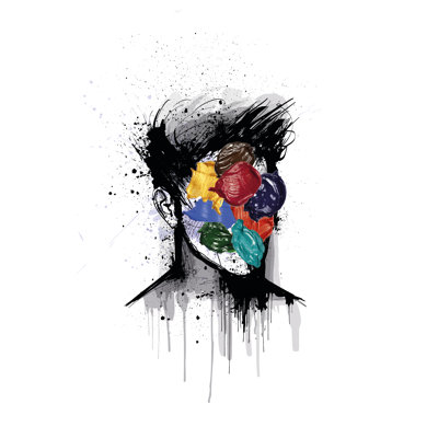 Head - Single Picture Frame Painting on Canvas