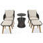 Ensemble de chaises de patio 5 pièces-1537261192