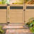 Horizontal Fence Boardwalk 5 in. x 5 in. x 108 in. Cypress Vinyl End Post
