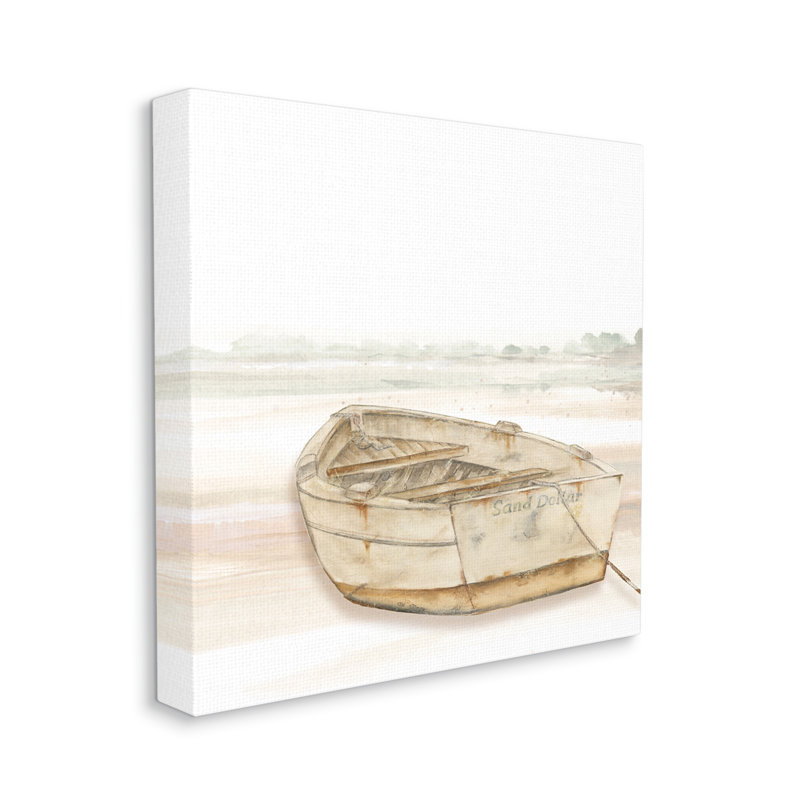 Barque de sable, H 24 po x l 24 po x P 1,5 po, Toile tendue
