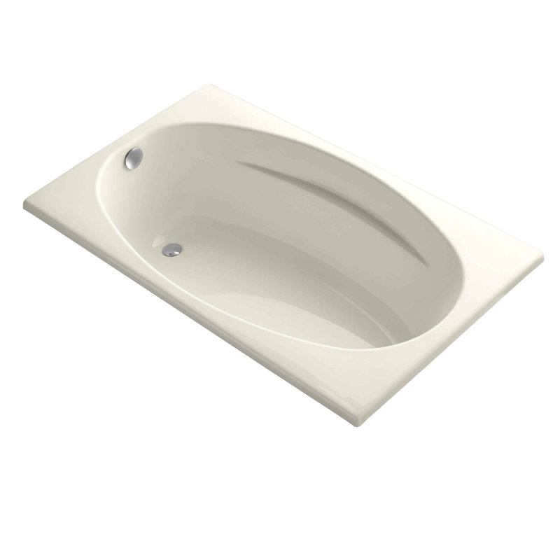 Baignoire de trempage encastrée 60 po. X 36 po. Proflex, Amande